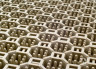 Модульное грязезащитное ПВХ покрытие OPTIMA DUOS 250x250x16мм, оранжевое.