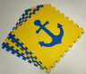 Набор "Моряк", мягкий пол EVA KIDS, 50Х50х1 см, желто-синий