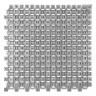 Модульное грязезащитное ПВХ покрытие OPTIMA DUOS 250x250x9мм, светло-серое.