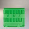 Мягкая защитная 3D панель для стен "BUS"