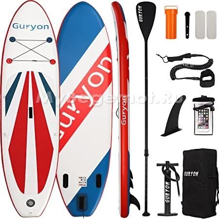 Надувная прогулочная САП (SUP) доска Guryon 320х82х15