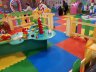 Мягкий пол в детскую комнату, коврики-пазлы из ЭВА 50х50x1 см, серый
